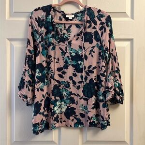 Floral Print J. Jill Top